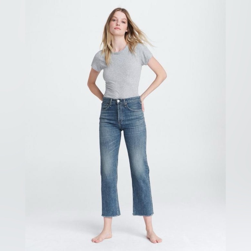 Rag and bone Maya high rise ankle slim jeans, size 28